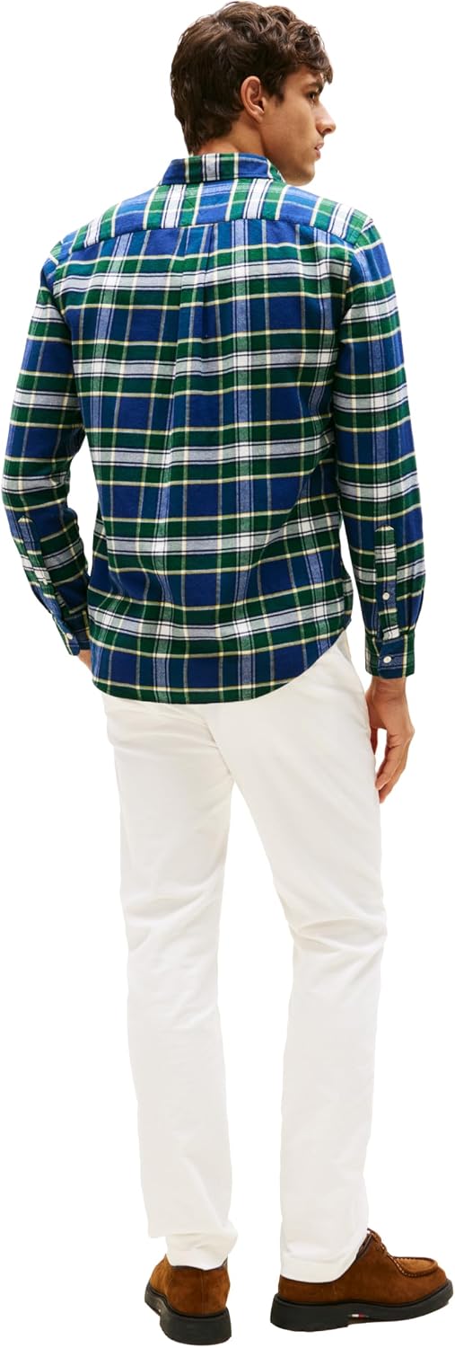 CAMISA DE HOMBRE TOMMY HILFIGER OXFORD MANGA LARGA REGULAR FIT - 4