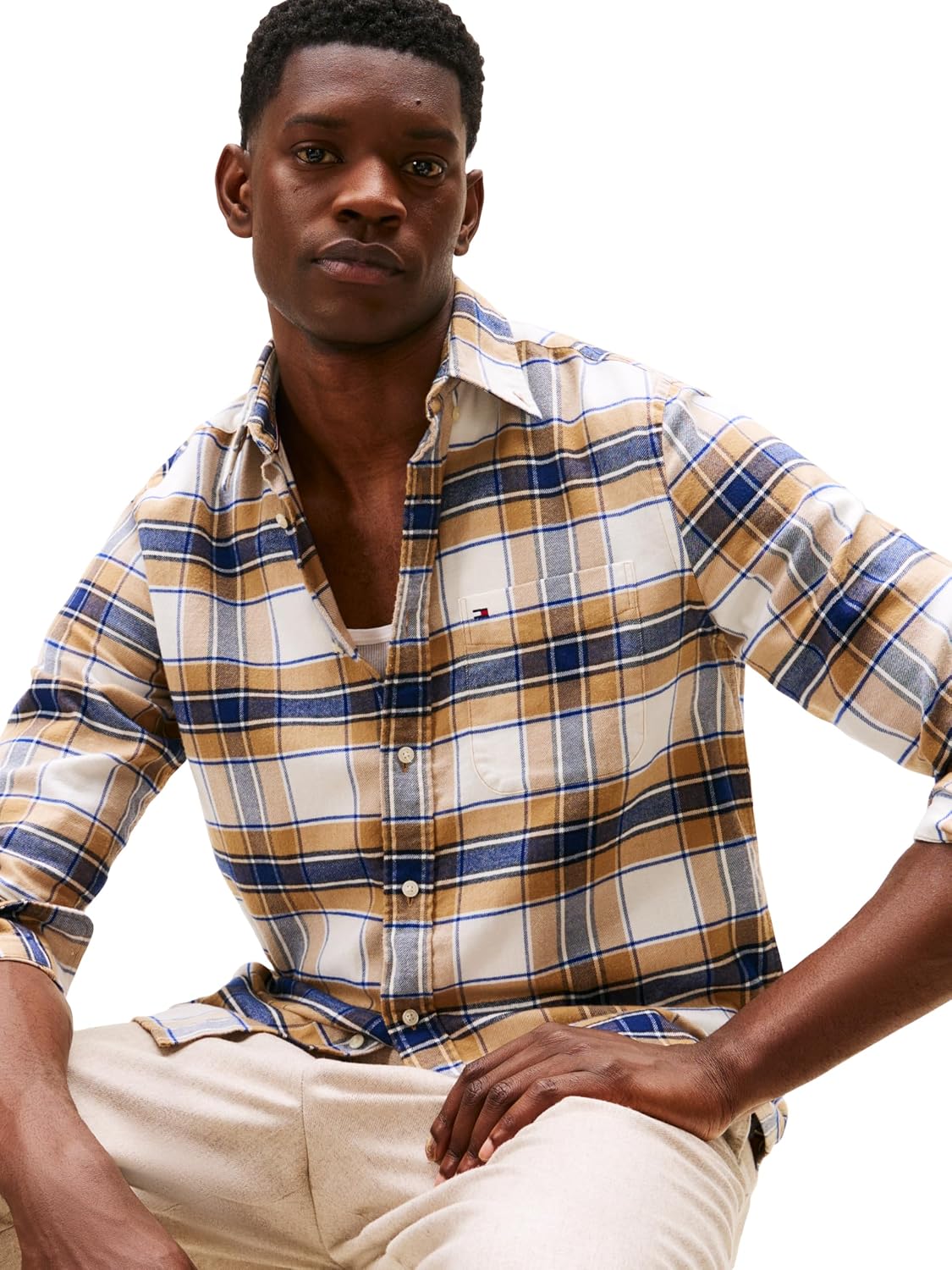 CAMISA HOMBRE TOMMY HILFIGER OXFORD MANGA LARGA REGULAR FIT - 2