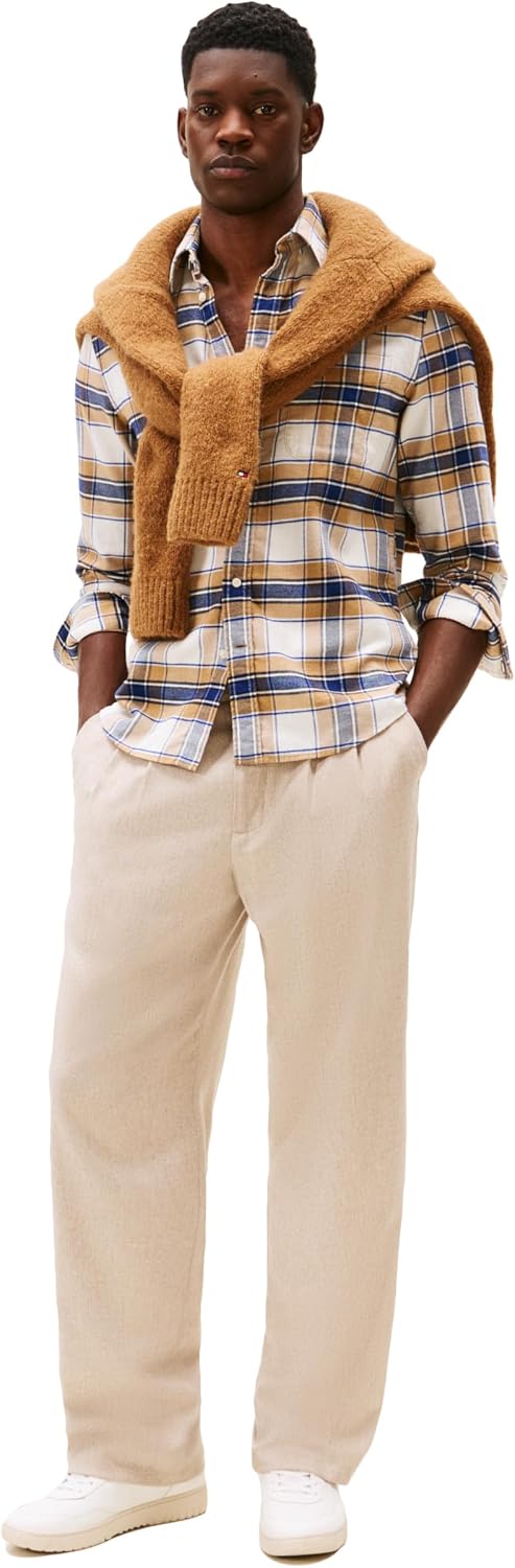 CAMISA HOMBRE TOMMY HILFIGER OXFORD MANGA LARGA REGULAR FIT - 3