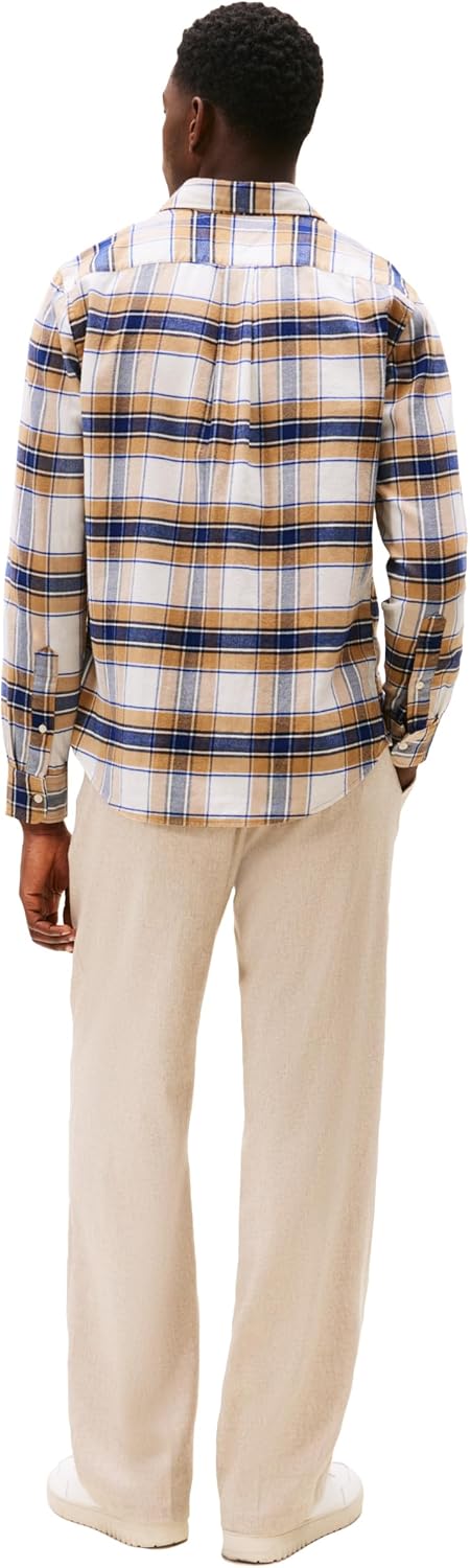 CAMISA HOMBRE TOMMY HILFIGER OXFORD MANGA LARGA REGULAR FIT - 4