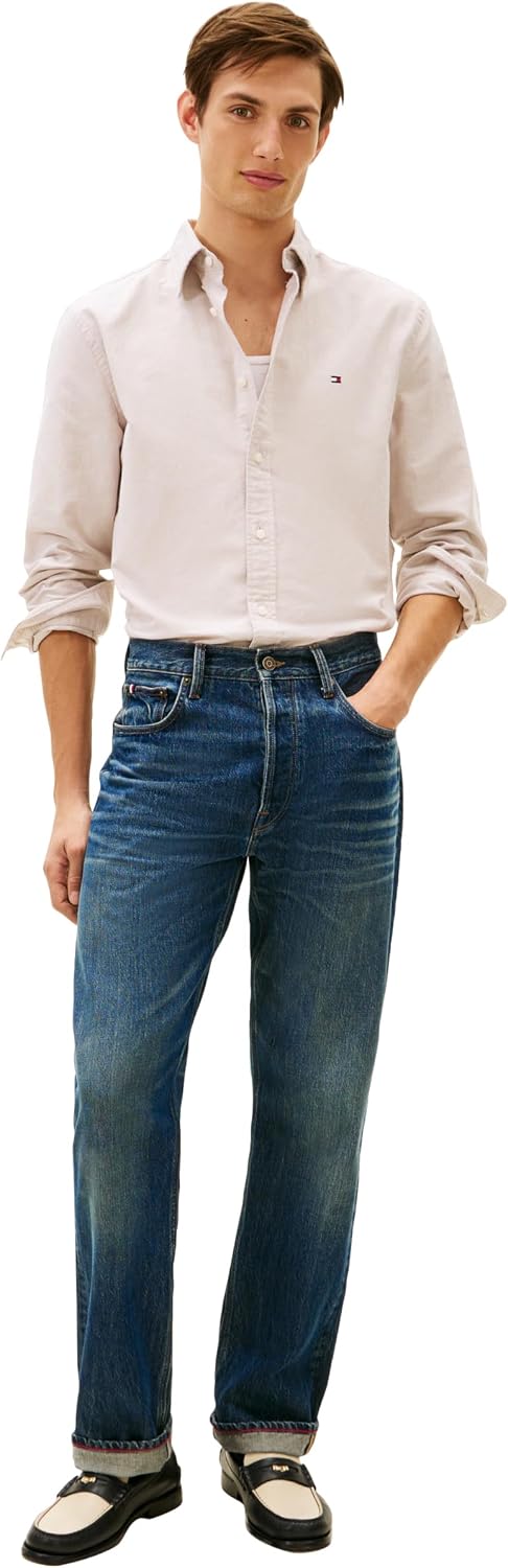 CAMISA DE HOMBRE TOMMY HILFIGER OXFORD MANGA LARGA REGULAR FIT - 3