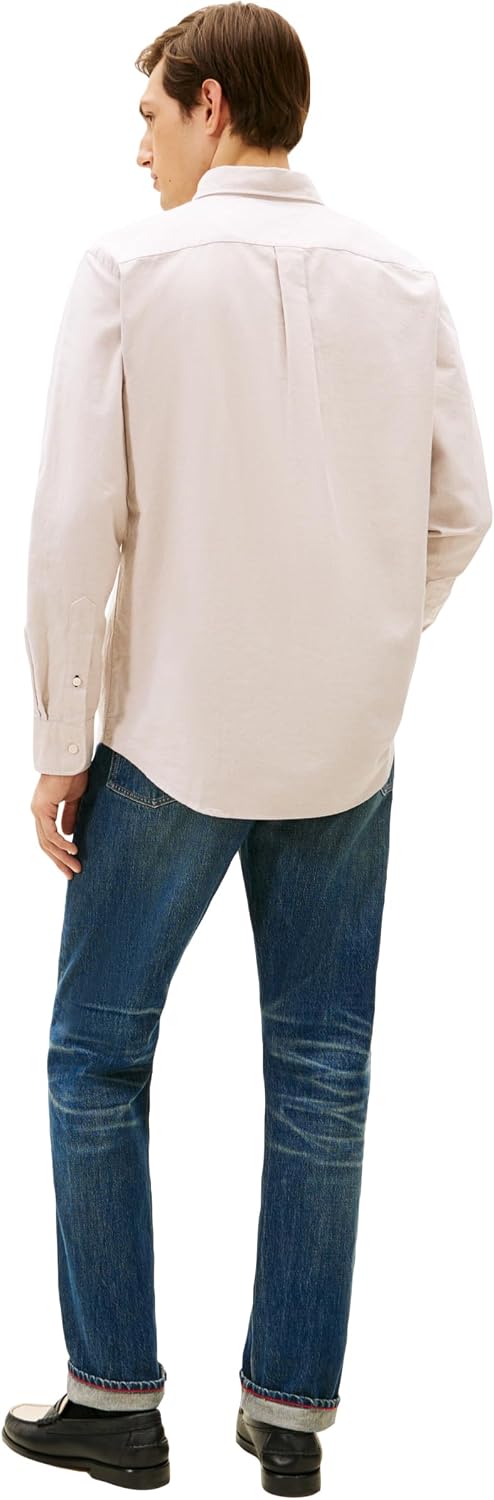 CAMISA DE HOMBRE TOMMY HILFIGER OXFORD MANGA LARGA REGULAR FIT - 4