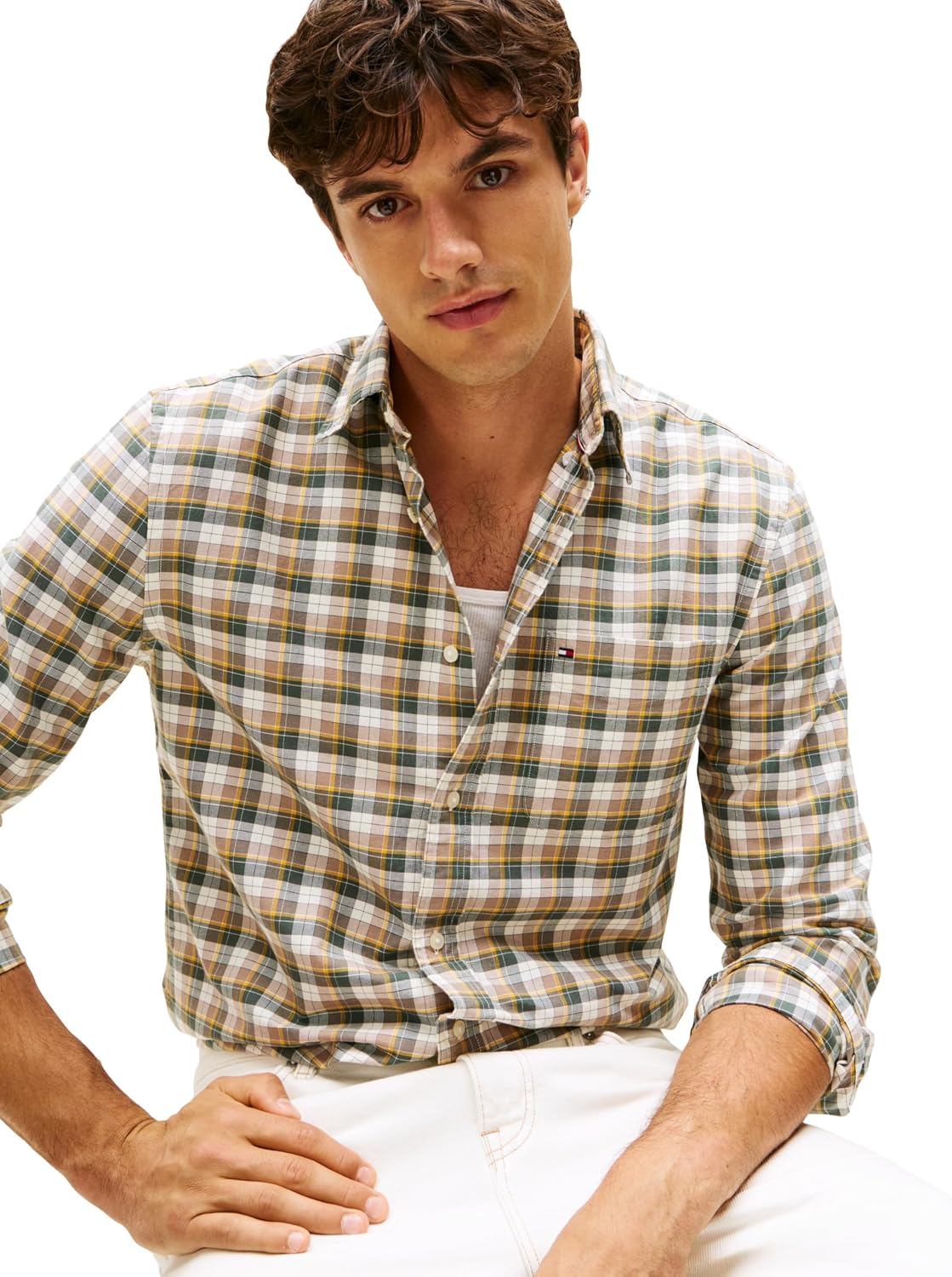 CAMISA HOMBRE TOMMY HILFIGER OXFORD MANGA LARGA REGULAR FIT - 2