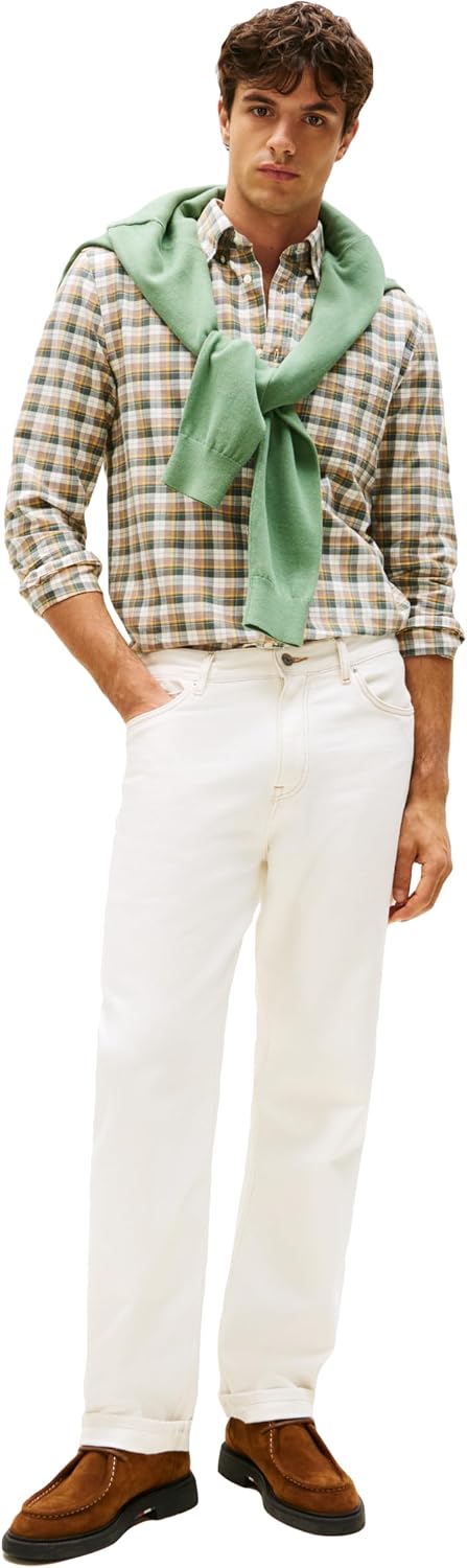 CAMISA HOMBRE TOMMY HILFIGER OXFORD MANGA LARGA REGULAR FIT - 3