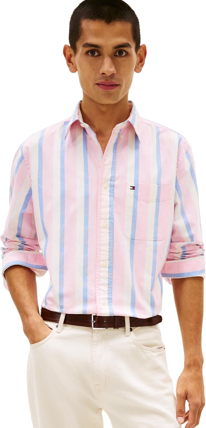CAMISA DE HOMBRE TOMMY HILFIGER OXFORD MANGA LARGA REGULAR FIT - 1
