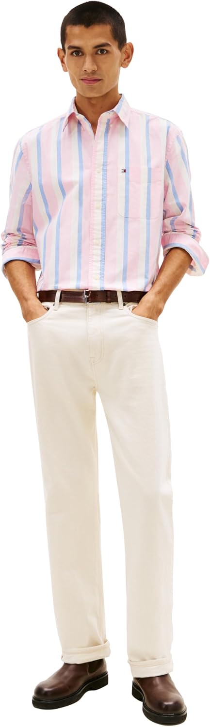 CAMISA DE HOMBRE TOMMY HILFIGER OXFORD MANGA LARGA REGULAR FIT - 3