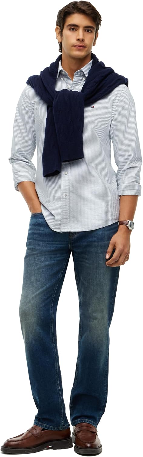 CAMISA DE HOMBRE TOMMY HILFIGER OXFORD MANGA LARGA REGULAR FIT - 3