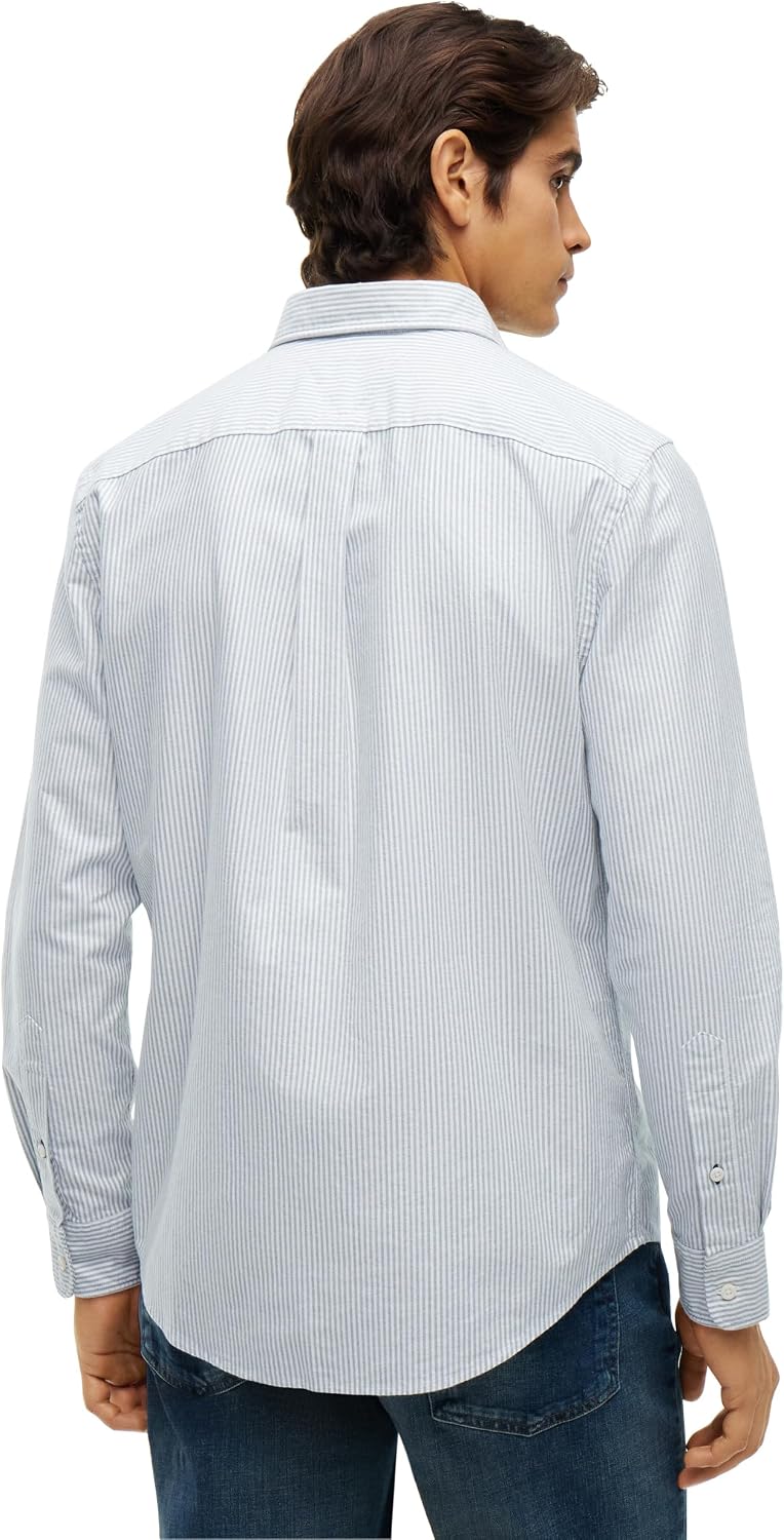 CAMISA DE HOMBRE TOMMY HILFIGER OXFORD MANGA LARGA REGULAR FIT - 4