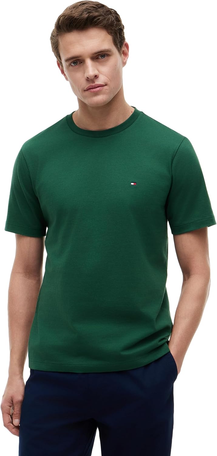 POLO HOMBRE TOMMY HILFIGER MANGA CORTA ALGODÓN CUELLO REDONDO REGULAR FIT - 1
