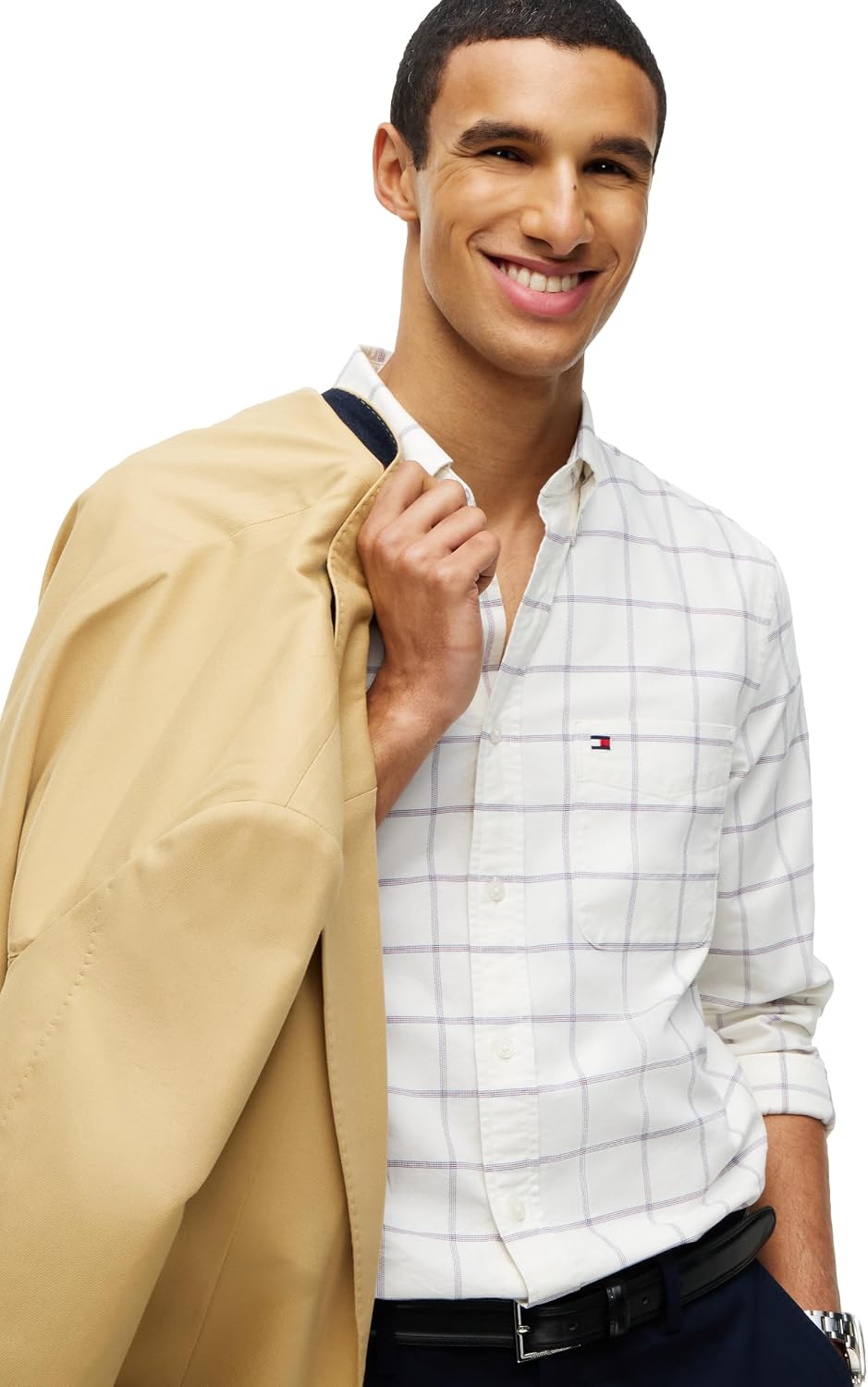 CAMISA DE HOMBRE TOMMY HILFIGER OXFORD MANGA LARGA REGULAR FIT - 2