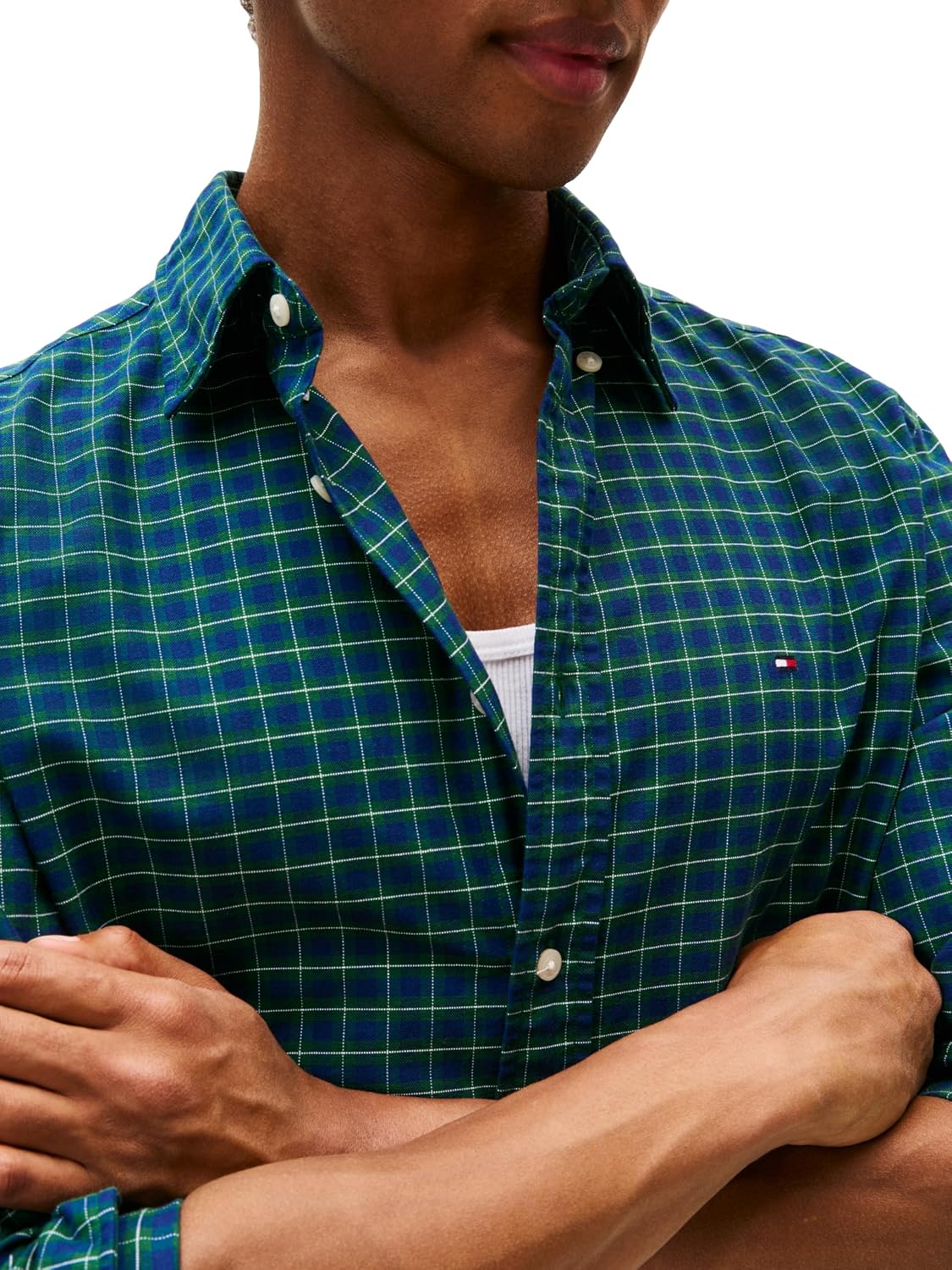 CAMISA DE HOMBRE TOMMY HILFIGER OXFORD MANGA LARGA REGULAR FIT - 2