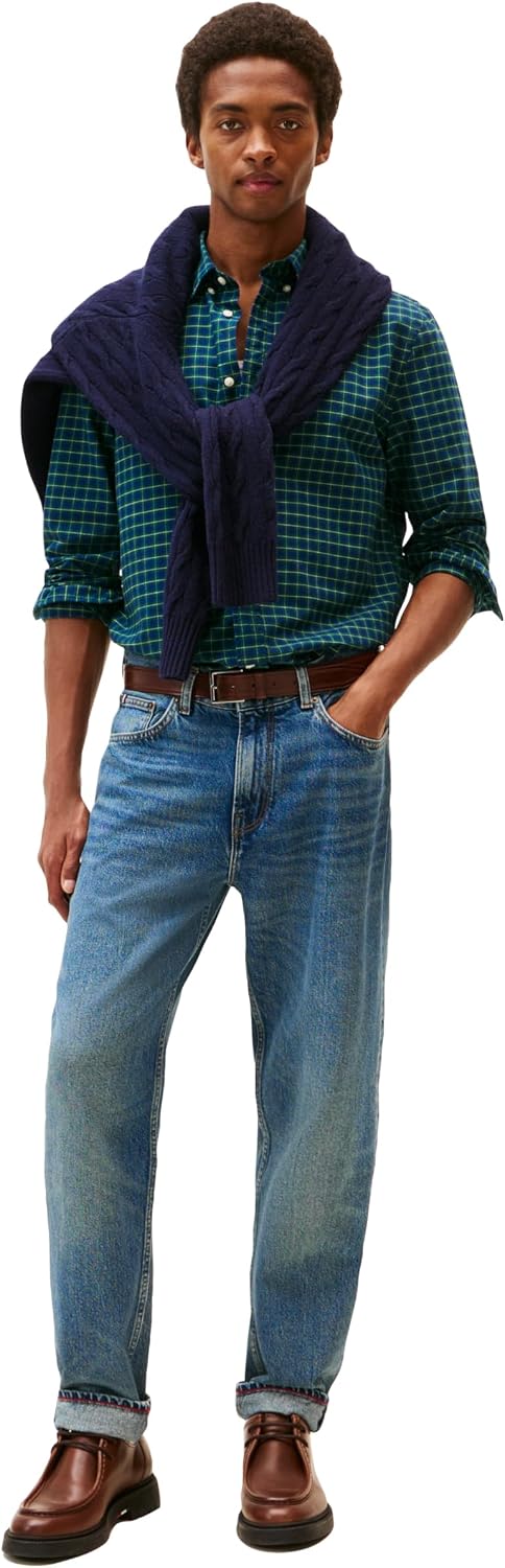 CAMISA DE HOMBRE TOMMY HILFIGER OXFORD MANGA LARGA REGULAR FIT - 3