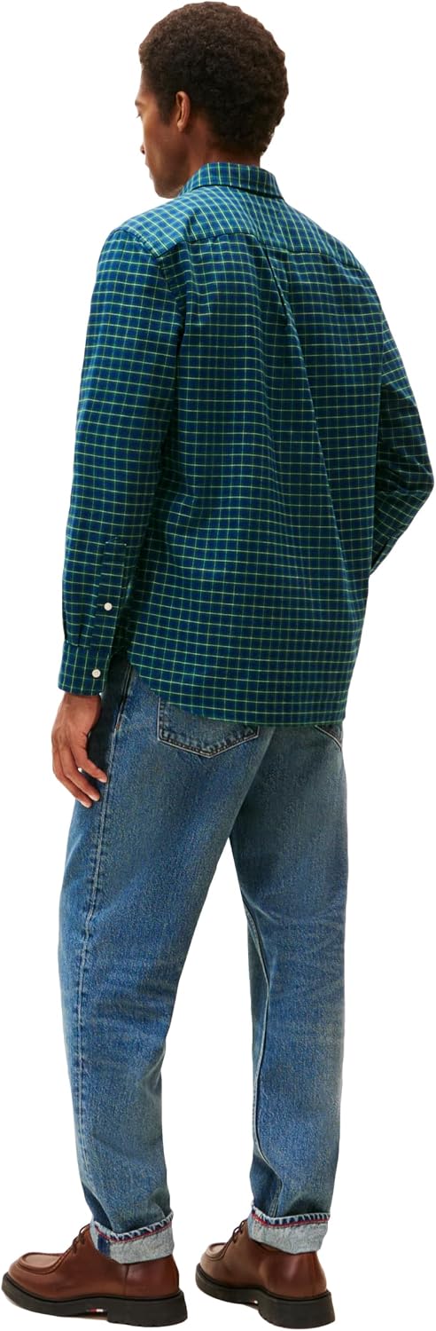 CAMISA DE HOMBRE TOMMY HILFIGER OXFORD MANGA LARGA REGULAR FIT - 4
