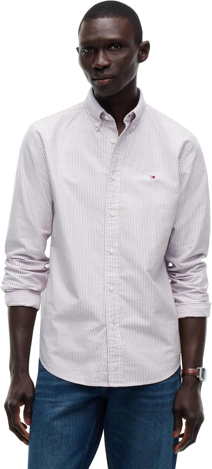 CAMISA DE HOMBRE TOMMY HILFIGER OXFORD MANGA LARGA REGULAR FIT - 1