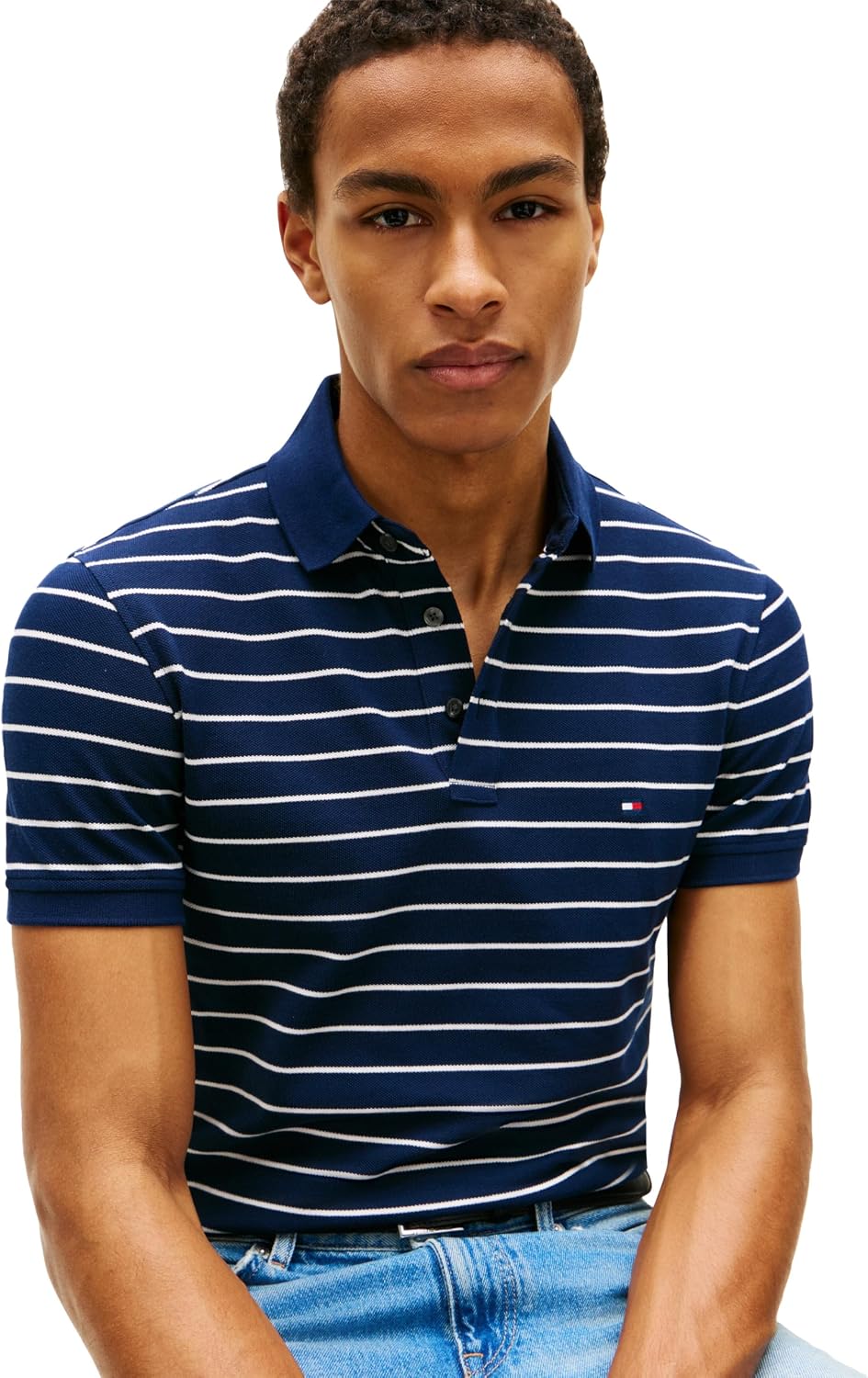 POLO PARA HOMBRE TOMMY HILFIGER SLIM FIT CON ALGODÓN ORGÁNICO Y STRETCH - 2