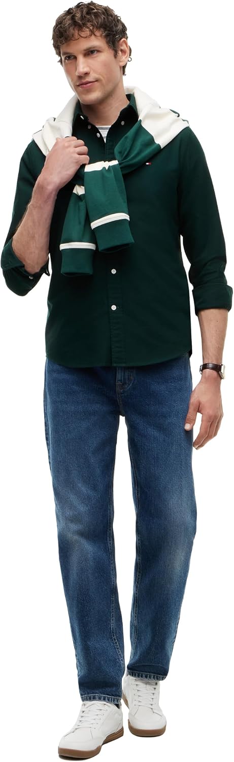 CAMISA DE HOMBRE TOMMY HILFIGER OXFORD MANGA LARGA REGULAR FIT - 3