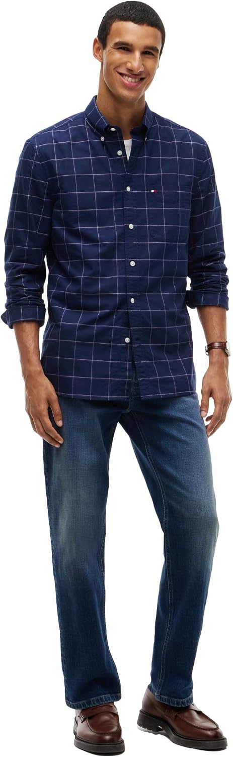 CAMISA DE HOMBRE TOMMY HILFIGER OXFORD MANGA LARGA REGULAR FIT - 3