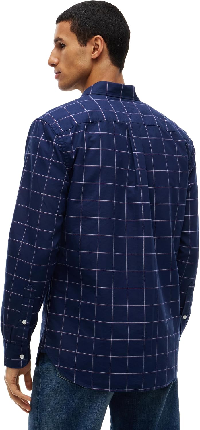 CAMISA DE HOMBRE TOMMY HILFIGER OXFORD MANGA LARGA REGULAR FIT - 4