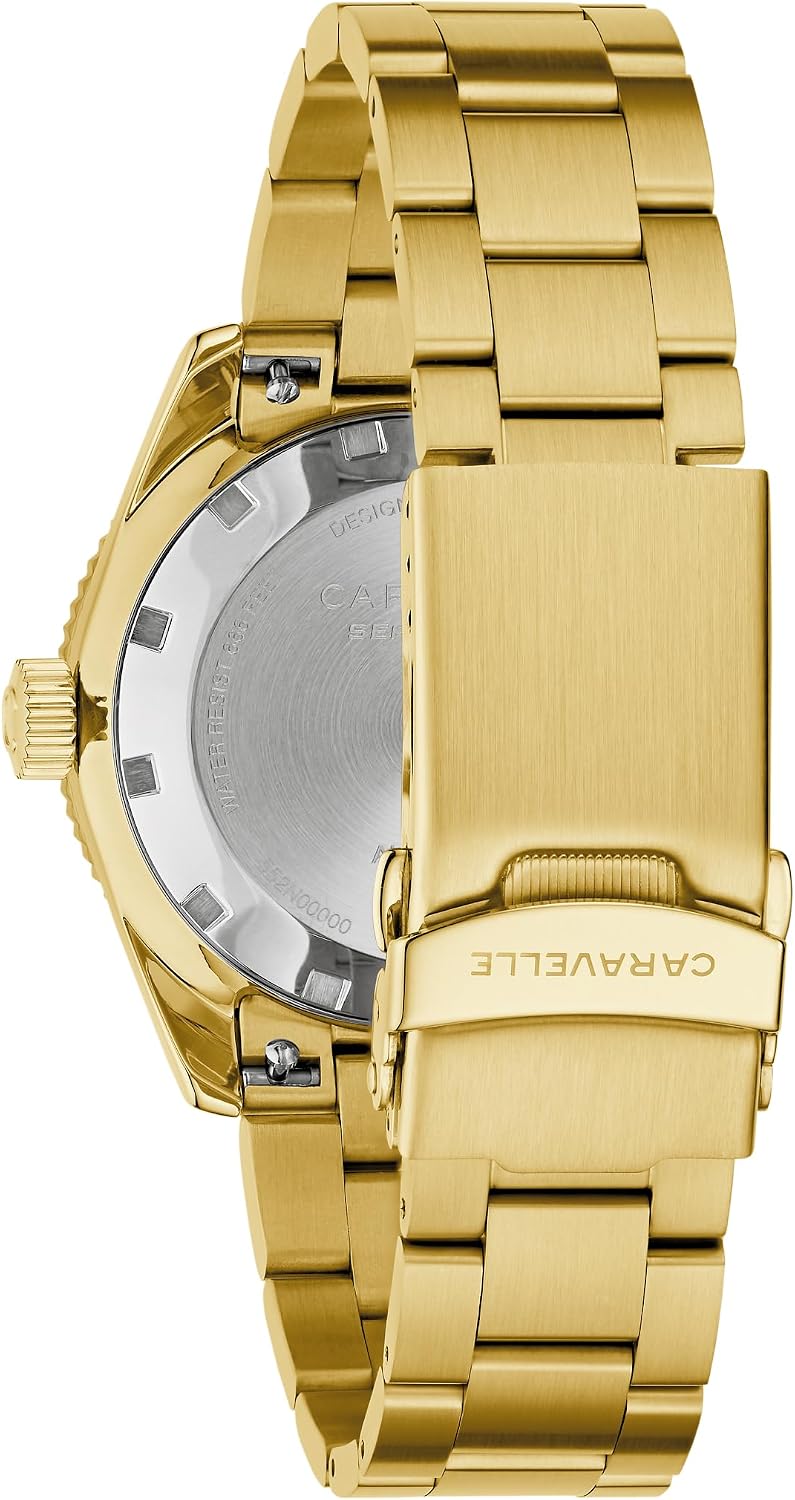 RELOJ DE PULSERA CARAVELLE BY BULOVA SEA HUNTER AUTOMÁTICO PARA HOMBRE 39MM DORADO - 3