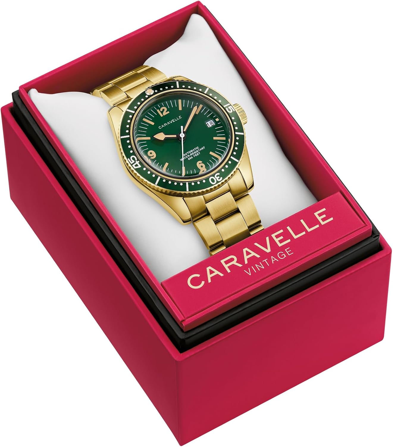 RELOJ DE PULSERA CARAVELLE BY BULOVA SEA HUNTER AUTOMÁTICO PARA HOMBRE 39MM DORADO - 4