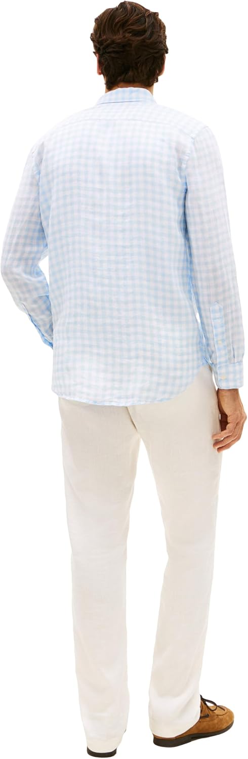 CAMISA DE HOMBRE TOMMY HILFIGER MANGA LARGA LINO AJUSTE REGULAR - 5