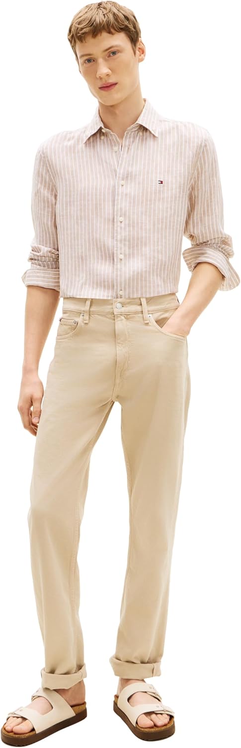 CAMISA DE HOMBRE TOMMY HILFIGER MANGA LARGA LINO REGULAR FIT - 3