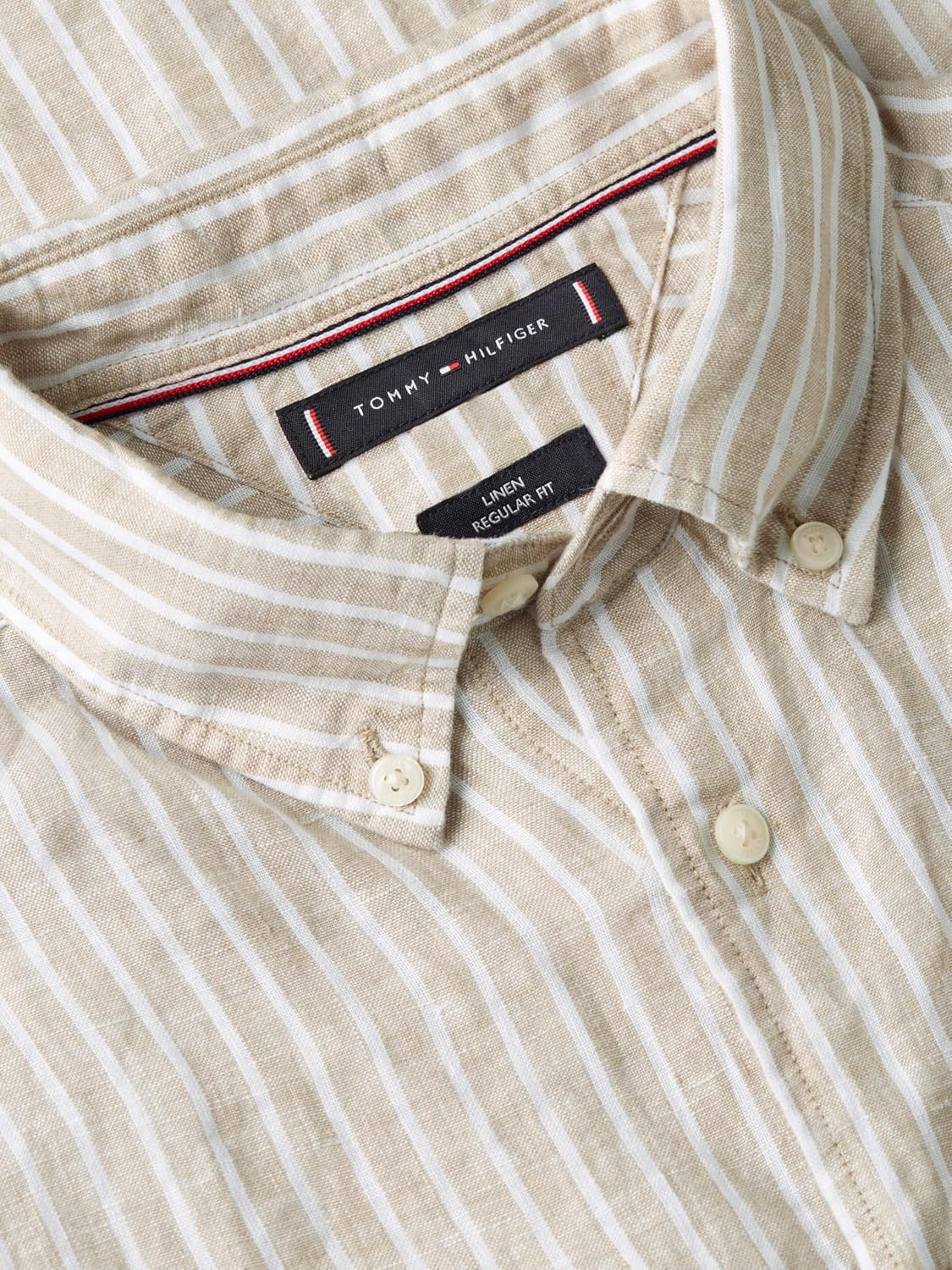 CAMISA DE HOMBRE TOMMY HILFIGER MANGA LARGA LINO REGULAR FIT - 5