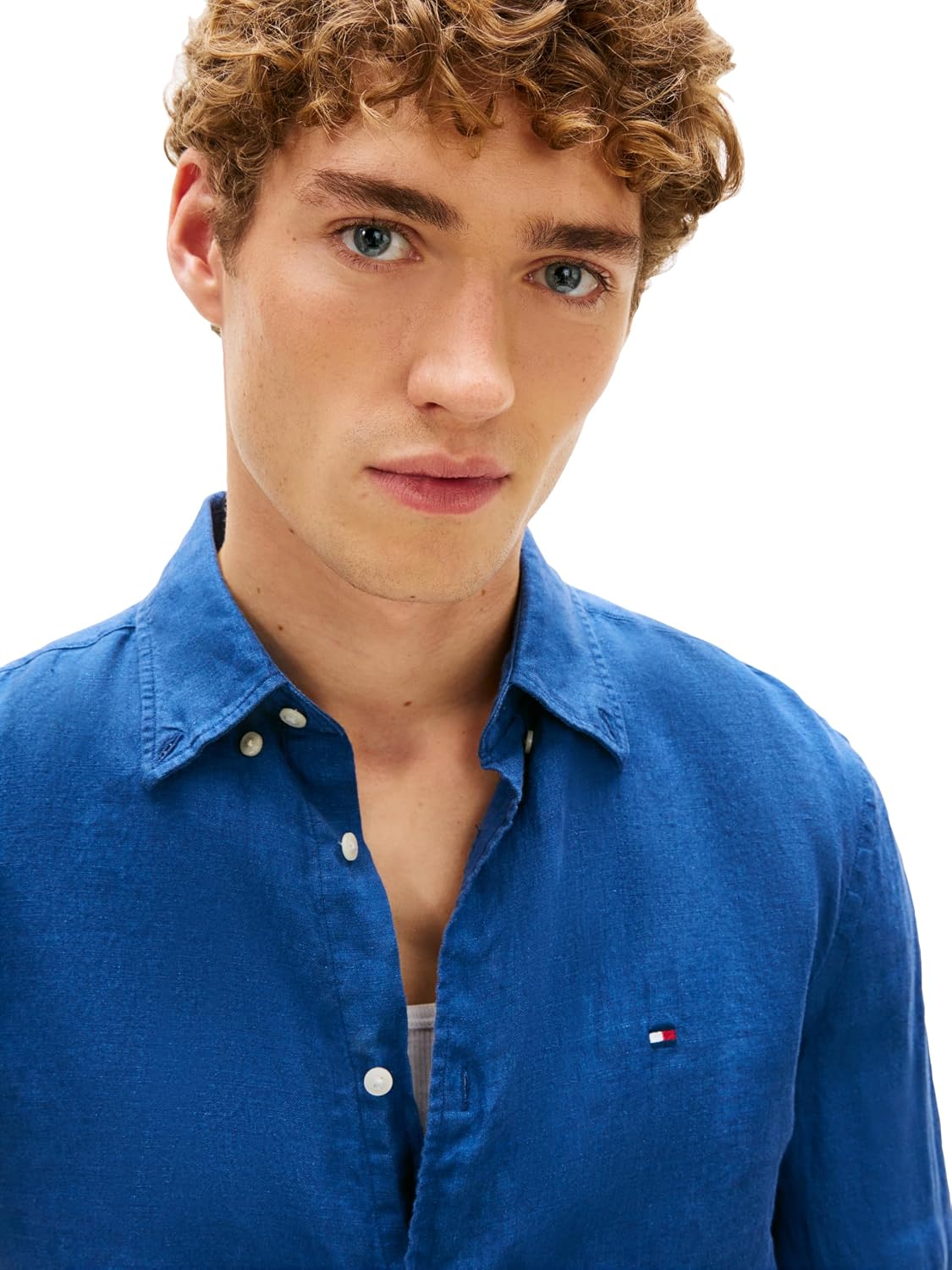 CAMISA DE HOMBRE TOMMY HILFIGER MANGA LARGA LINO AJUSTE REGULAR - 2