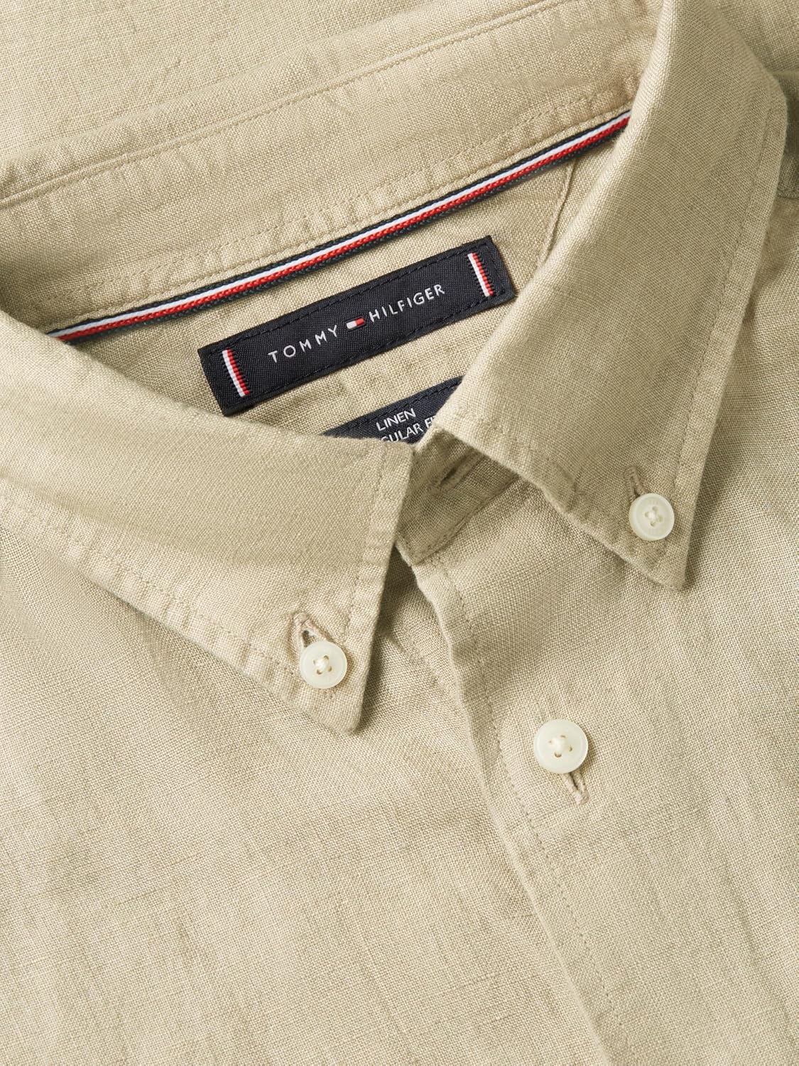 CAMISA DE HOMBRE TOMMY HILFIGER MANGA LARGA LINO AJUSTE REGULAR - 5