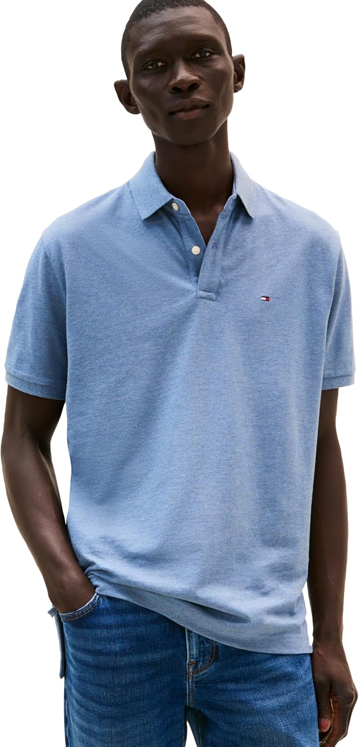 POLO PARA HOMBRE TOMMY HILFIGER MANGA CORTA ALGODÓN PIQUÉ AJUSTE CLÁSICO - 1