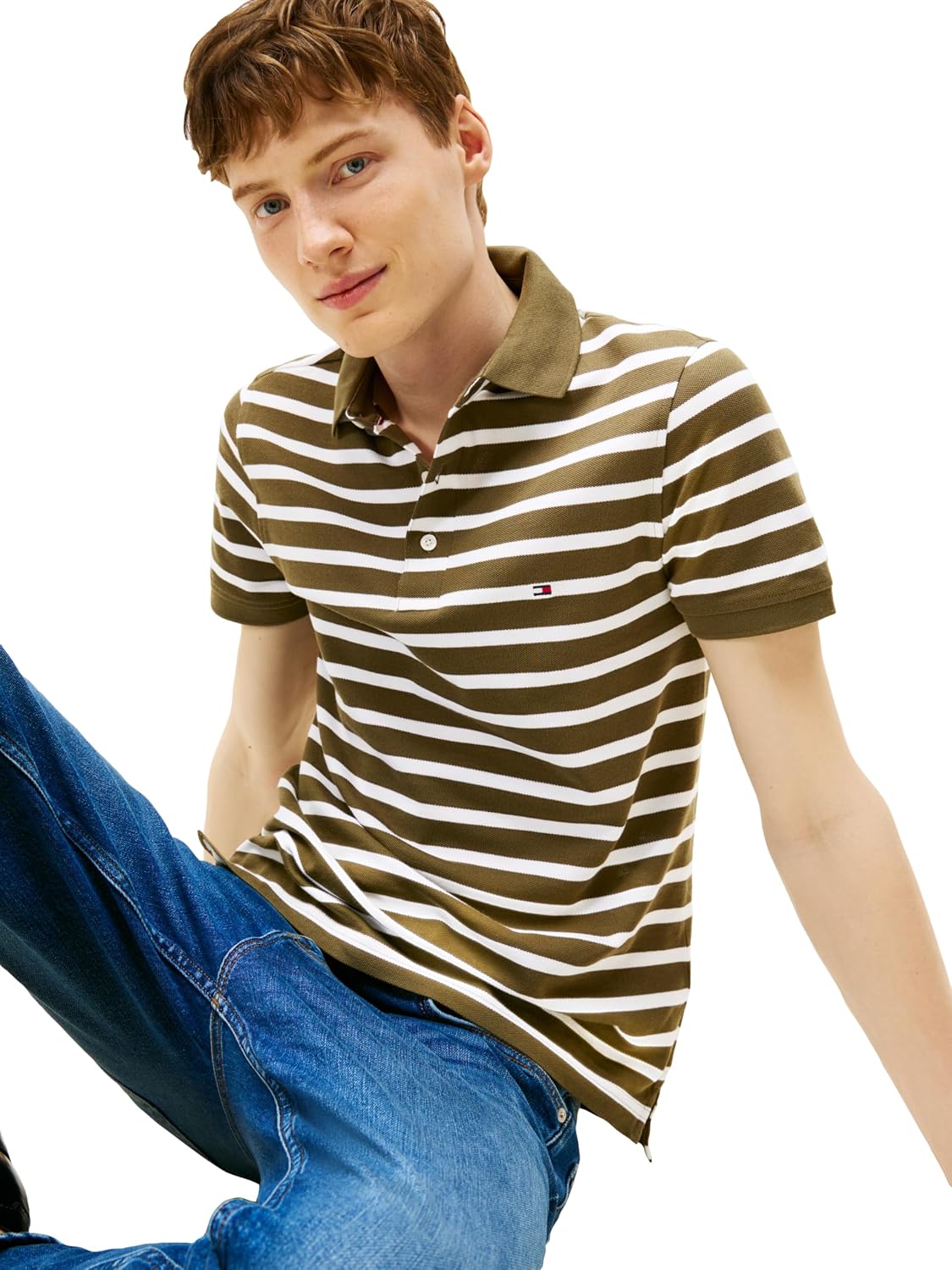 POLO PARA HOMBRE TOMMY HILFIGER SLIM FIT CON ALGODÓN ORGÁNICO Y STRETCH - 2
