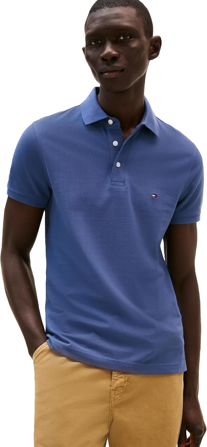 POLO PARA HOMBRE TOMMY HILFIGER SLIM FIT CON ALGODÓN ORGÁNICO Y STRETCH - 1
