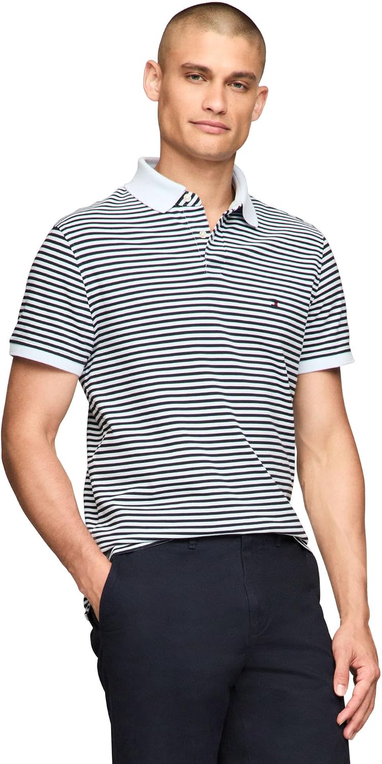 POLO PARA HOMBRE TOMMY HILFIGER SLIM FIT CON ALGODÓN ORGÁNICO Y STRETCH - 1