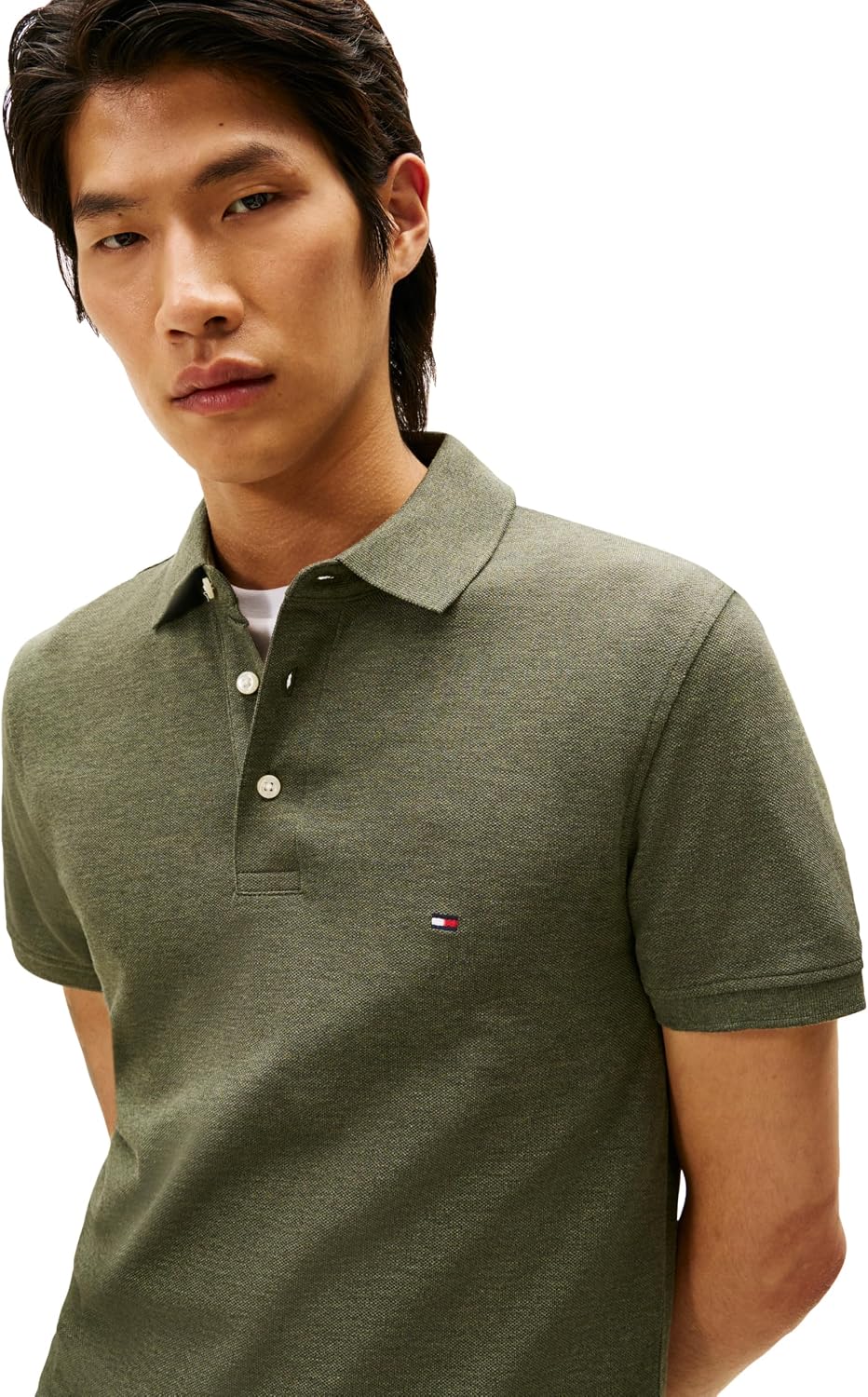 POLO PARA HOMBRE TOMMY HILFIGER MANGA CORTA SLIM FIT CON ALGODÓN ORGÁNICO Y STRETCH - 2