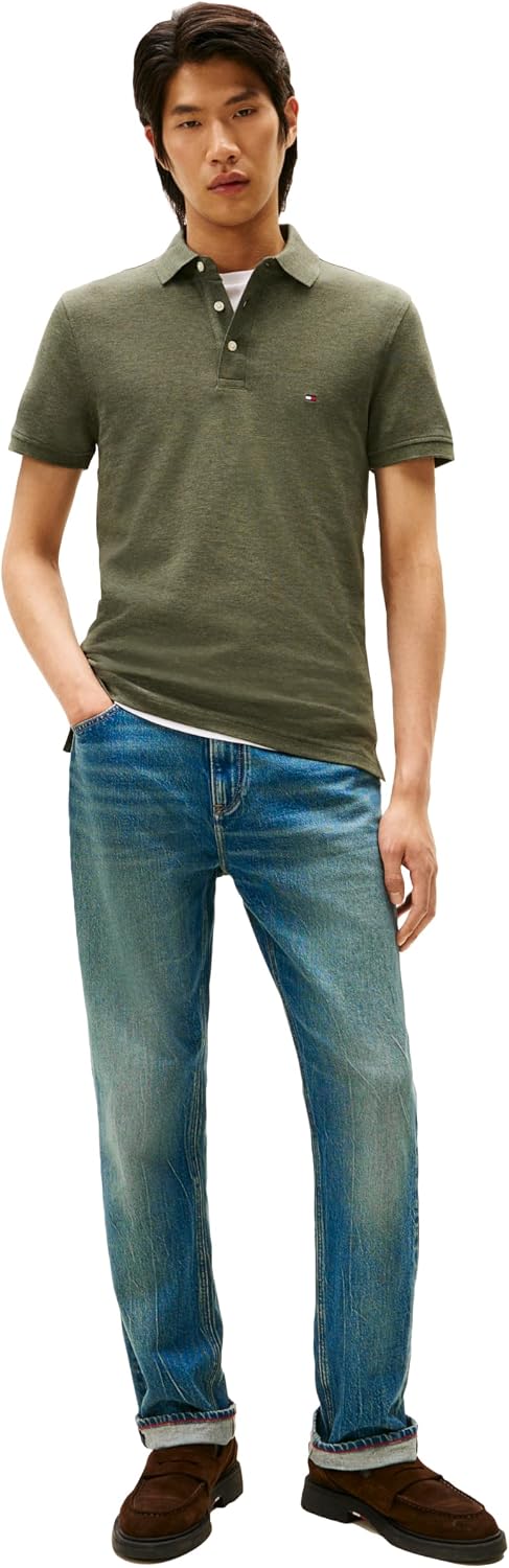 POLO PARA HOMBRE TOMMY HILFIGER MANGA CORTA SLIM FIT CON ALGODÓN ORGÁNICO Y STRETCH - 3