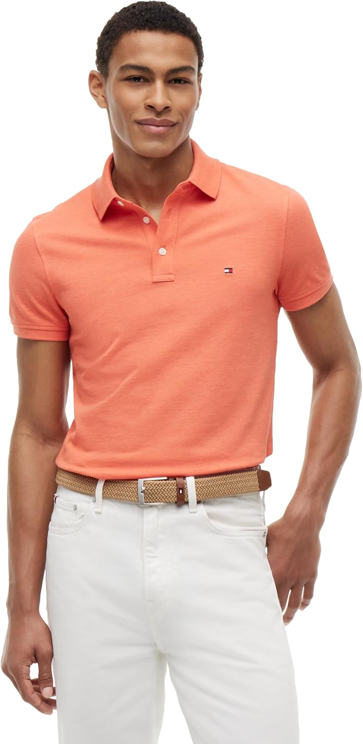 POLO PARA HOMBRE TOMMY HILFIGER SLIM FIT CON ALGODÓN ORGÁNICO Y STRETCH - 1