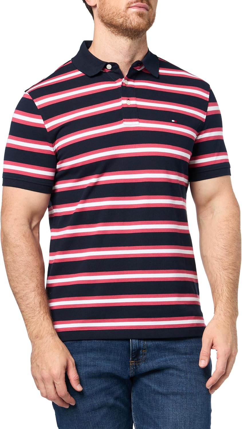 POLO PARA HOMBRE TOMMY HILFIGER SLIM FIT CON ALGODÓN ORGÁNICO Y STRETCH - 3