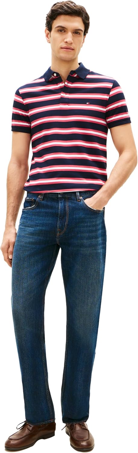 POLO PARA HOMBRE TOMMY HILFIGER SLIM FIT CON ALGODÓN ORGÁNICO Y STRETCH - 4
