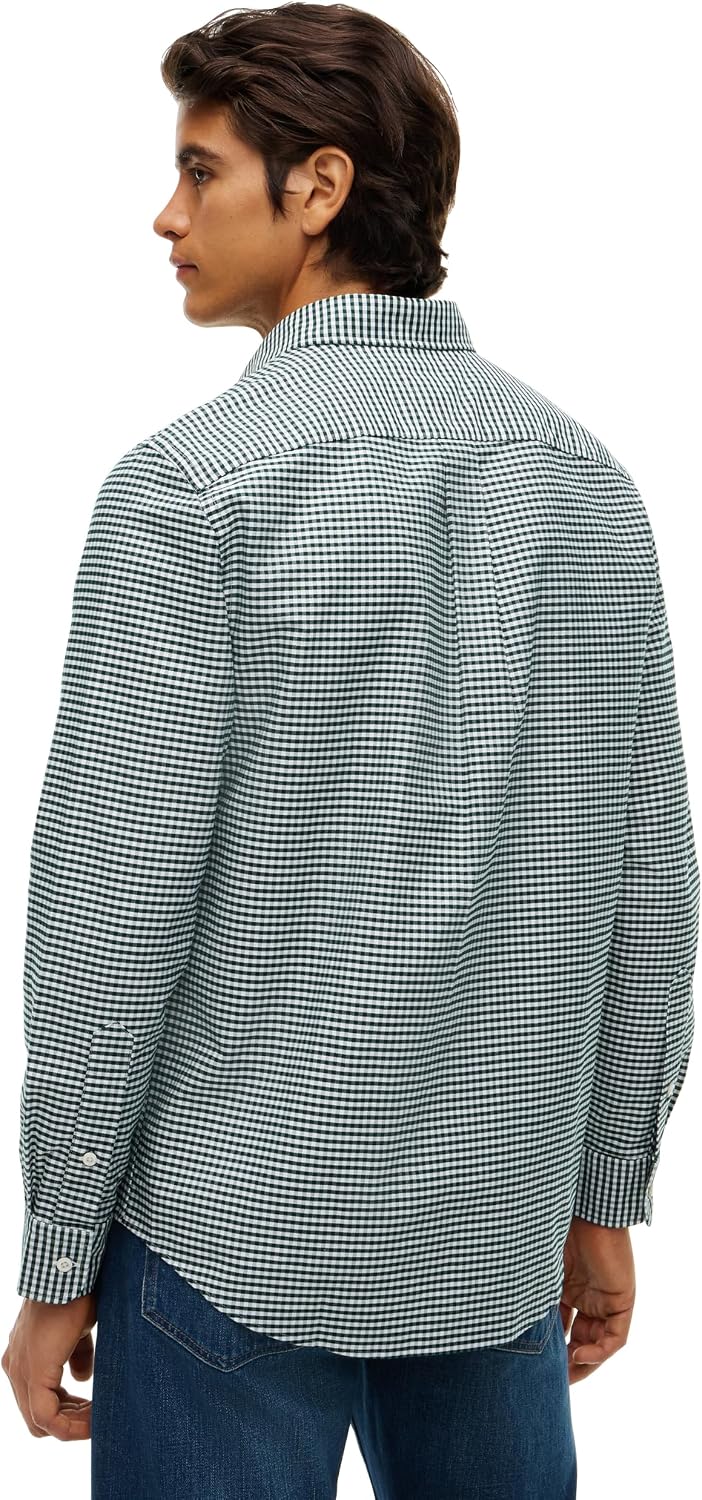 CAMISA DE HOMBRE TOMMY HILFIGER OXFORD MANGA LARGA REGULAR FIT - 4