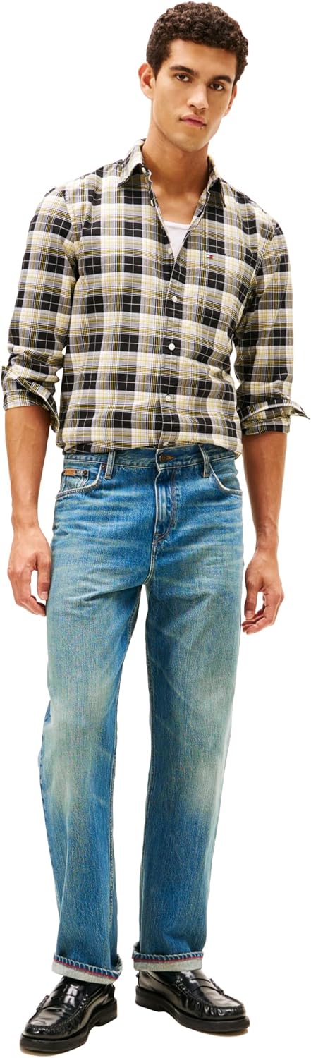 CAMISA HOMBRE TOMMY HILFIGER OXFORD MANGA LARGA REGULAR FIT - 3
