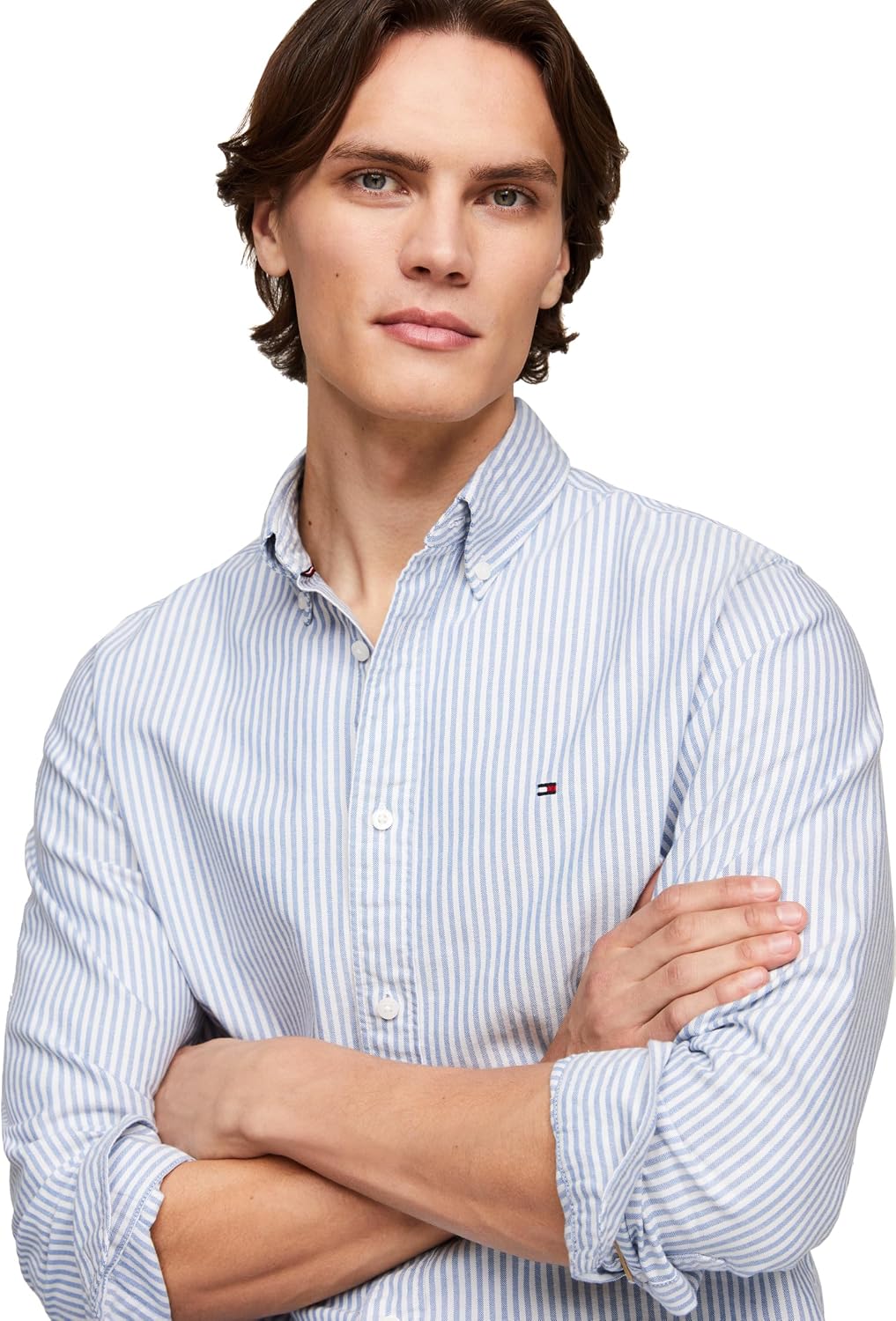 CAMISA DE HOMBRE TOMMY HILFIGER OXFORD MANGA LARGA REGULAR FIT - 2