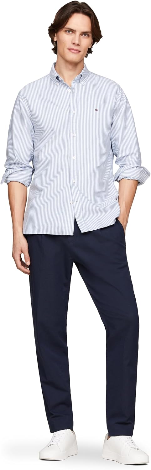 CAMISA DE HOMBRE TOMMY HILFIGER OXFORD MANGA LARGA REGULAR FIT - 4