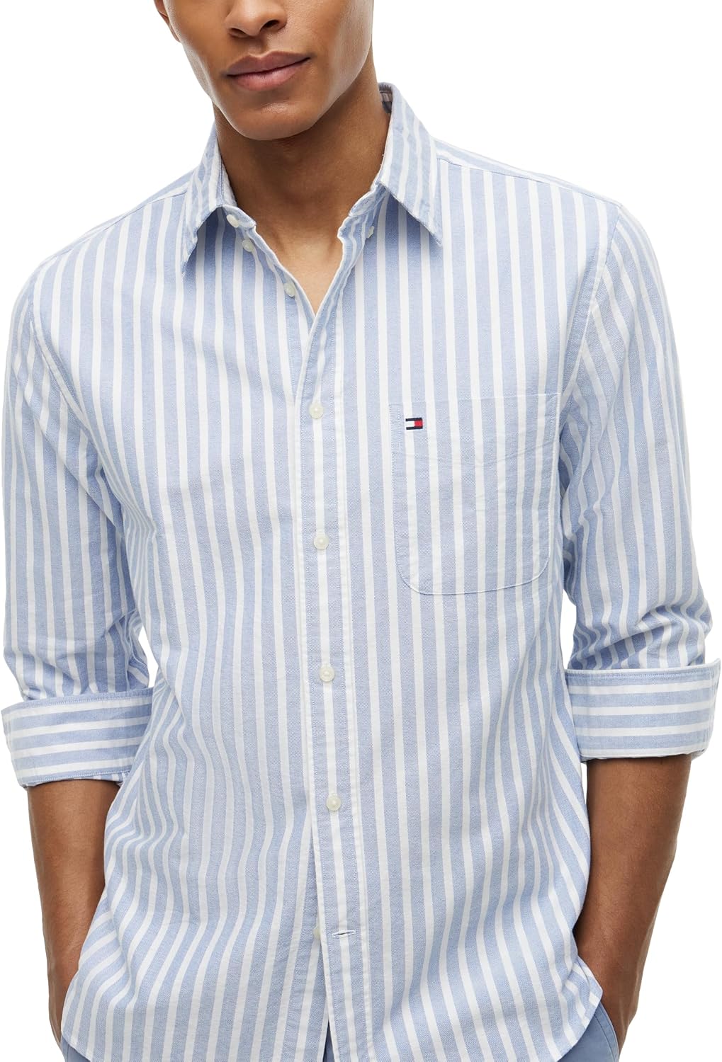 CAMISA HOMBRE TOMMY HILFIGER OXFORD MANGA LARGA REGULAR FIT - 2