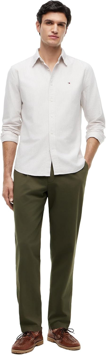CAMISA DE HOMBRE TOMMY HILFIGER OXFORD MANGA LARGA REGULAR FIT - 3