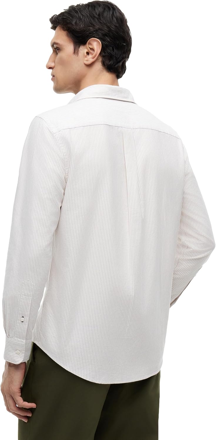 CAMISA DE HOMBRE TOMMY HILFIGER OXFORD MANGA LARGA REGULAR FIT - 4