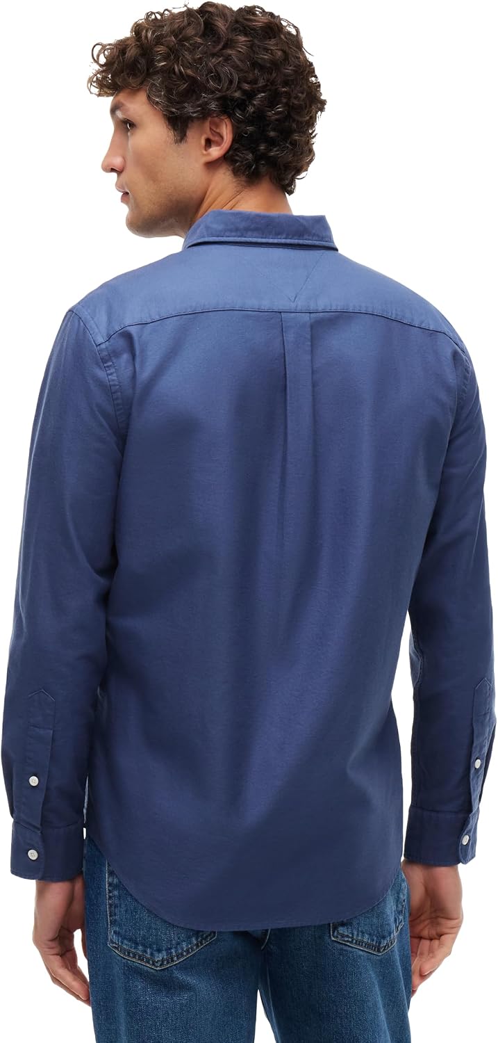 CAMISA DE HOMBRE TOMMY HILFIGER OXFORD MANGA LARGA REGULAR FIT - 4