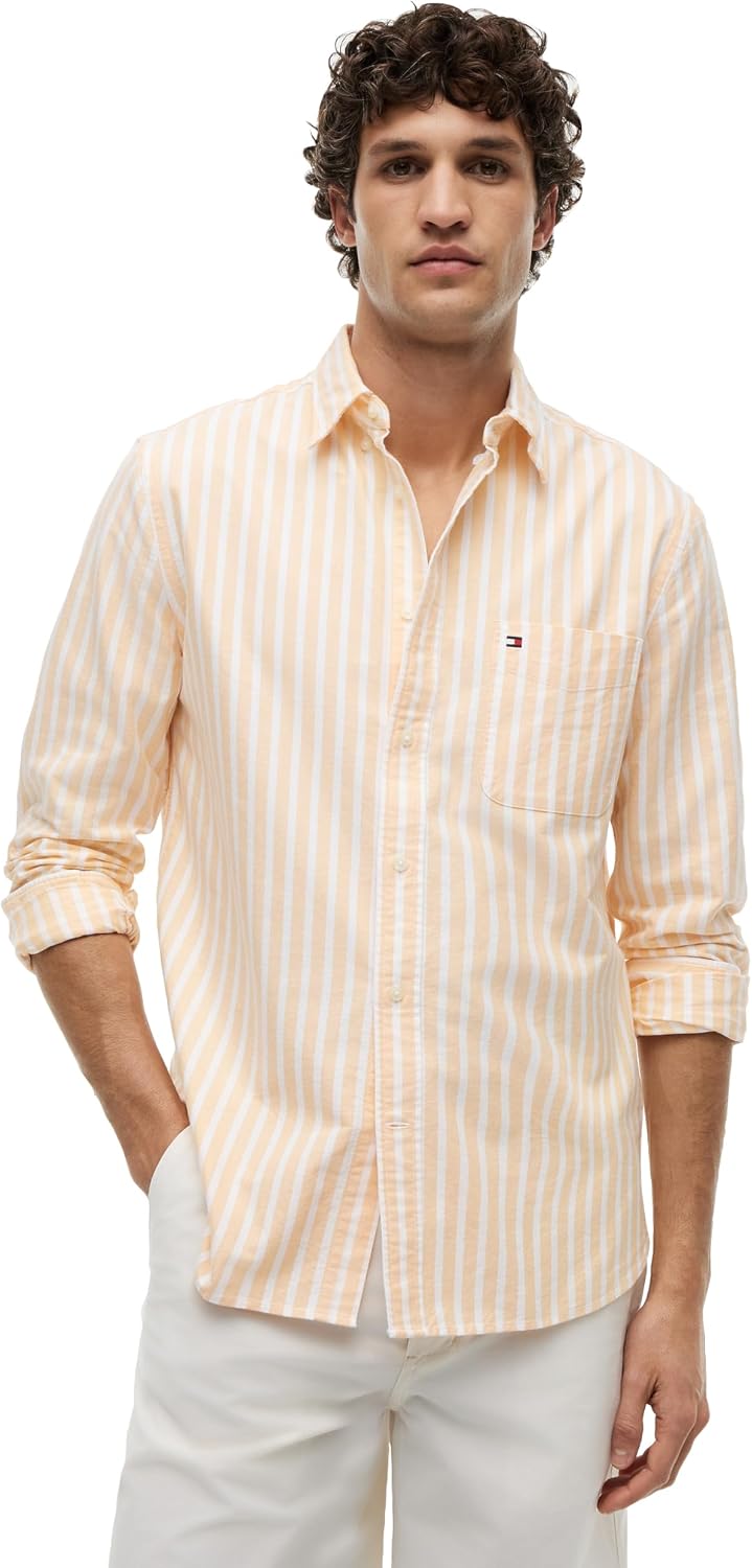 CAMISA DE HOMBRE TOMMY HILFIGER OXFORD MANGA LARGA REGULAR FIT - 1