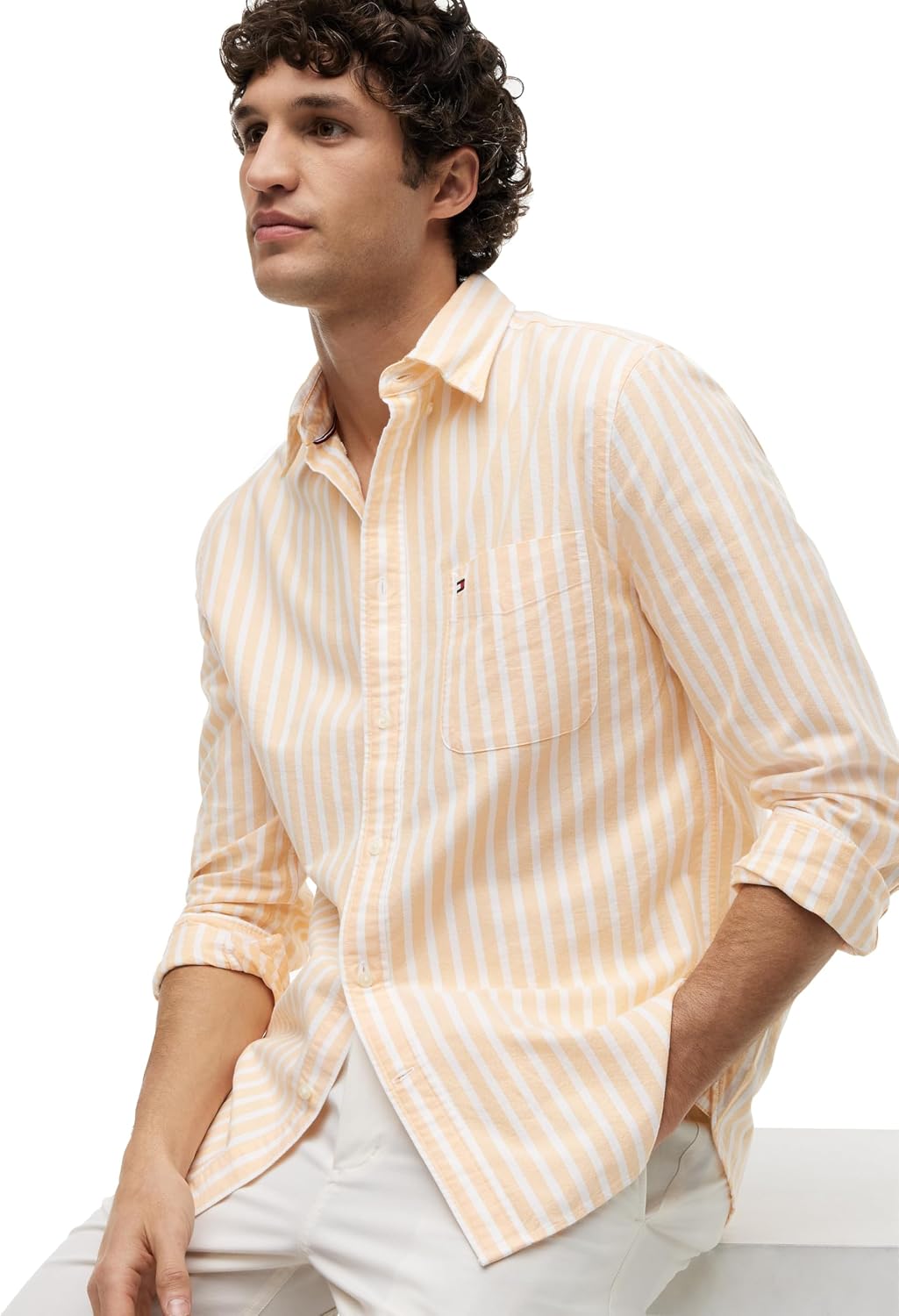 CAMISA DE HOMBRE TOMMY HILFIGER OXFORD MANGA LARGA REGULAR FIT - 2