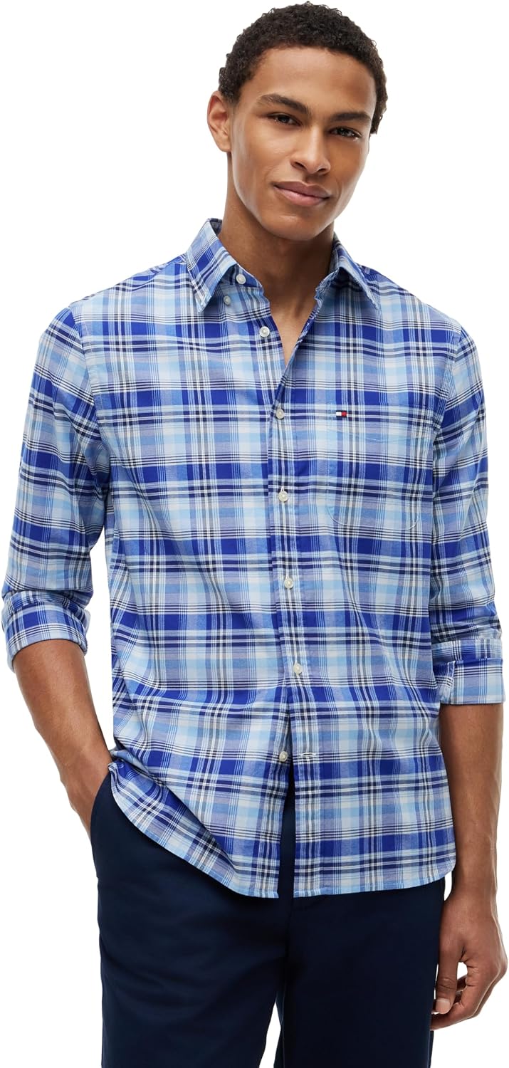 CAMISA DE HOMBRE TOMMY HILFIGER OXFORD MANGA LARGA REGULAR FIT - 1