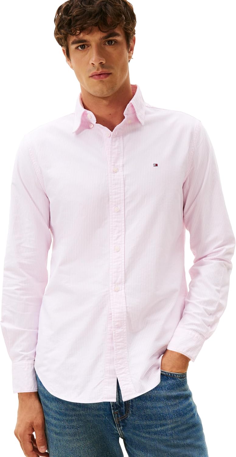 CAMISA HOMBRE TOMMY HILFIGER OXFORD MANGA LARGA REGULAR FIT - 1